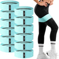 Fabric Resistance Bands Set 12 Pack for Booty & Legs - Starter Workout