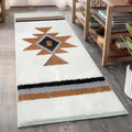 Boho Bath Rug Non-Slip Shaggy Soft Absorbent Runner 24x47 - Plush