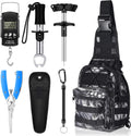 Hungdao 7 Pcs Fishing Tool Kit Fishing Backpack Kit - Complete Field