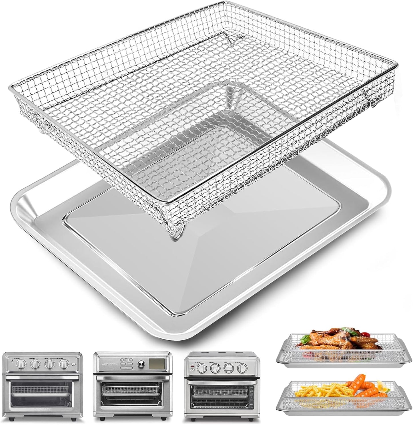 GXF Air Fryer Grill Pan - Crispy, Even Results!