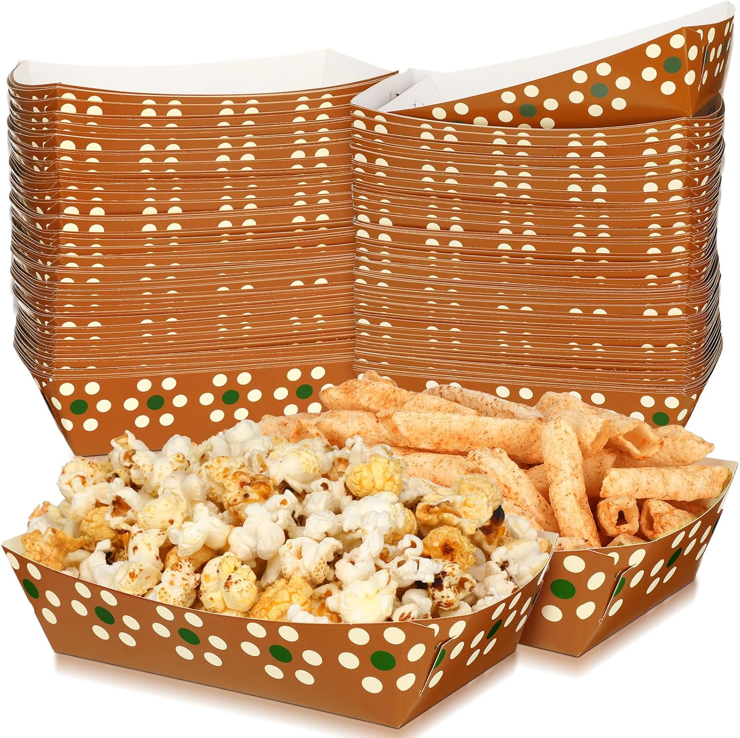 100 Pcs Mexican Snack Trays for Parties and Celebrations