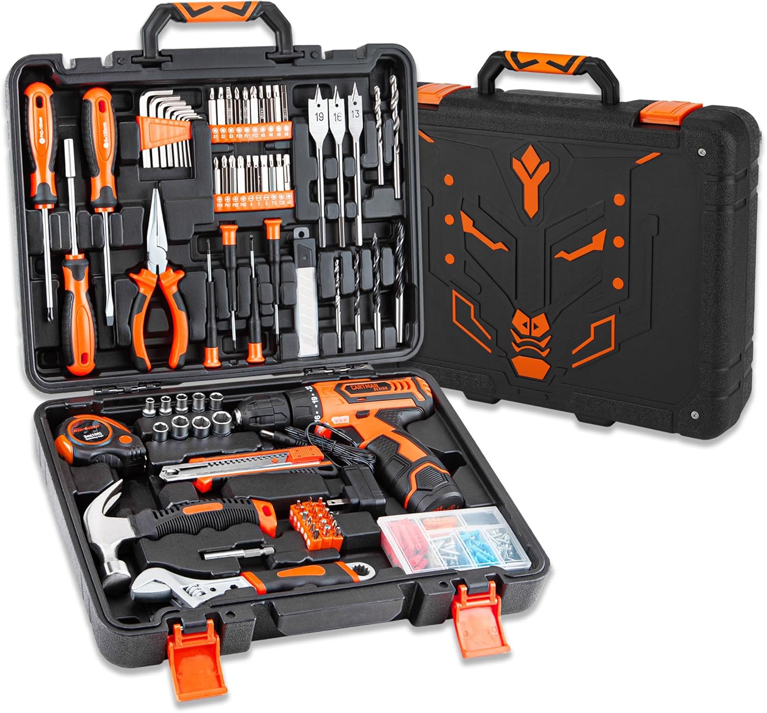 CARTMAN Power Tool Combo Kits: 12V Cordless Drill Set for DIY
