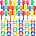 Libima 48 Pcs Shaker Musical Instruments - Party Pack of Tambourines