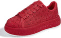 Rhinestone Sneakers for Women Platform Bling Tennis Shoes - Sparkly