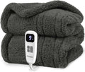 Heated Blanket Electric Throw - Fast Heating Double-Sided Sherpa
