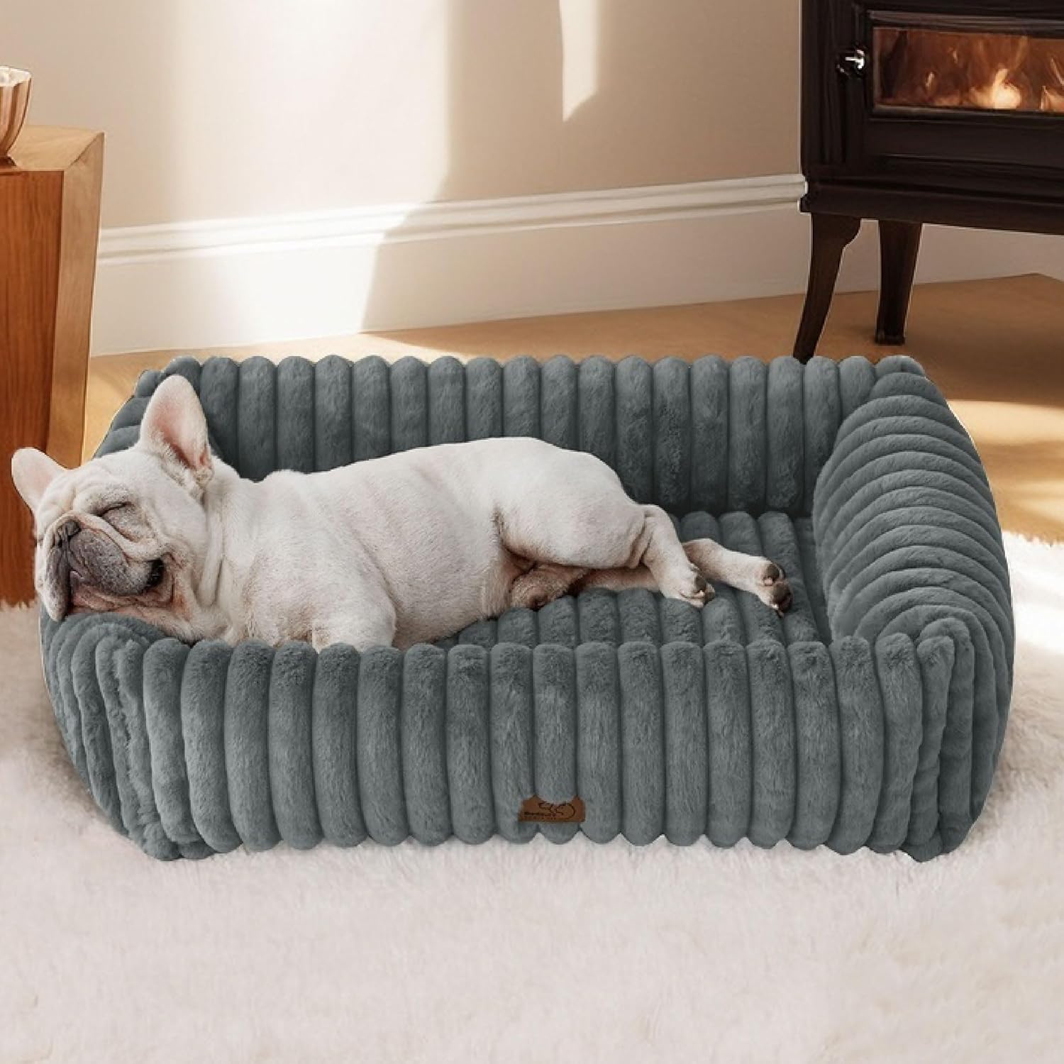 Washable Dog Bed for Medium Dogs - Cozy Orthopedic Pet Bed