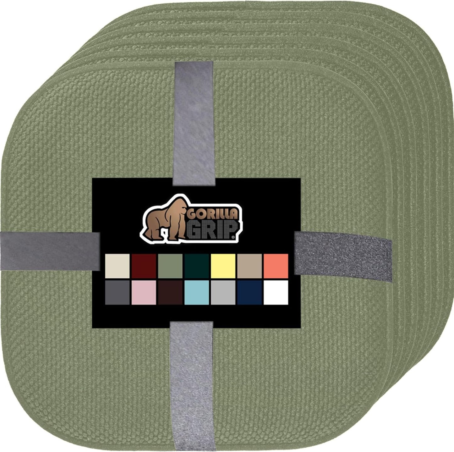 GORILLA GRIP Slip Resistant Chair Cushions for Ultimate Comfort
