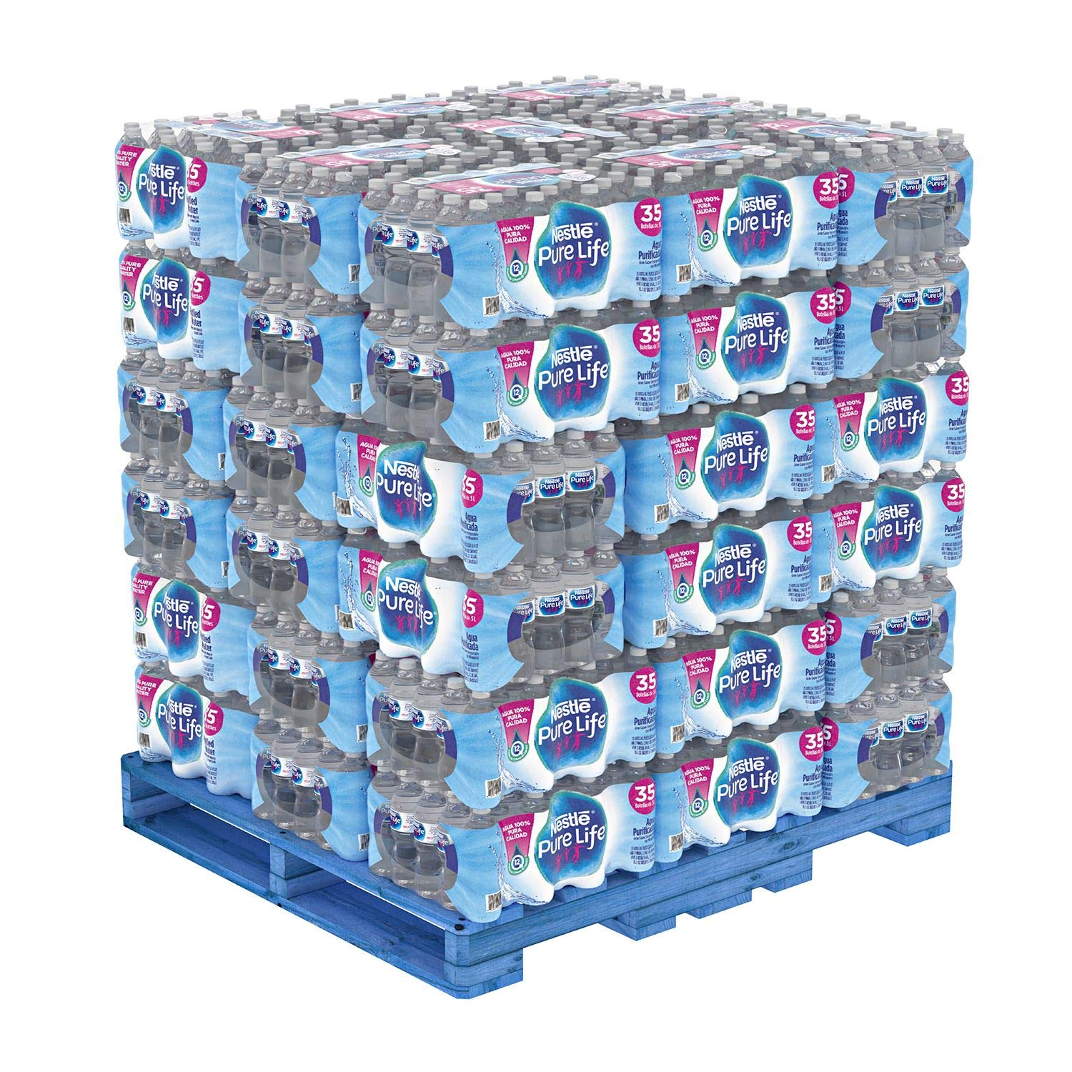 Pure Life Purified Water 16.9 Oz Bottles for Refreshing Hydration