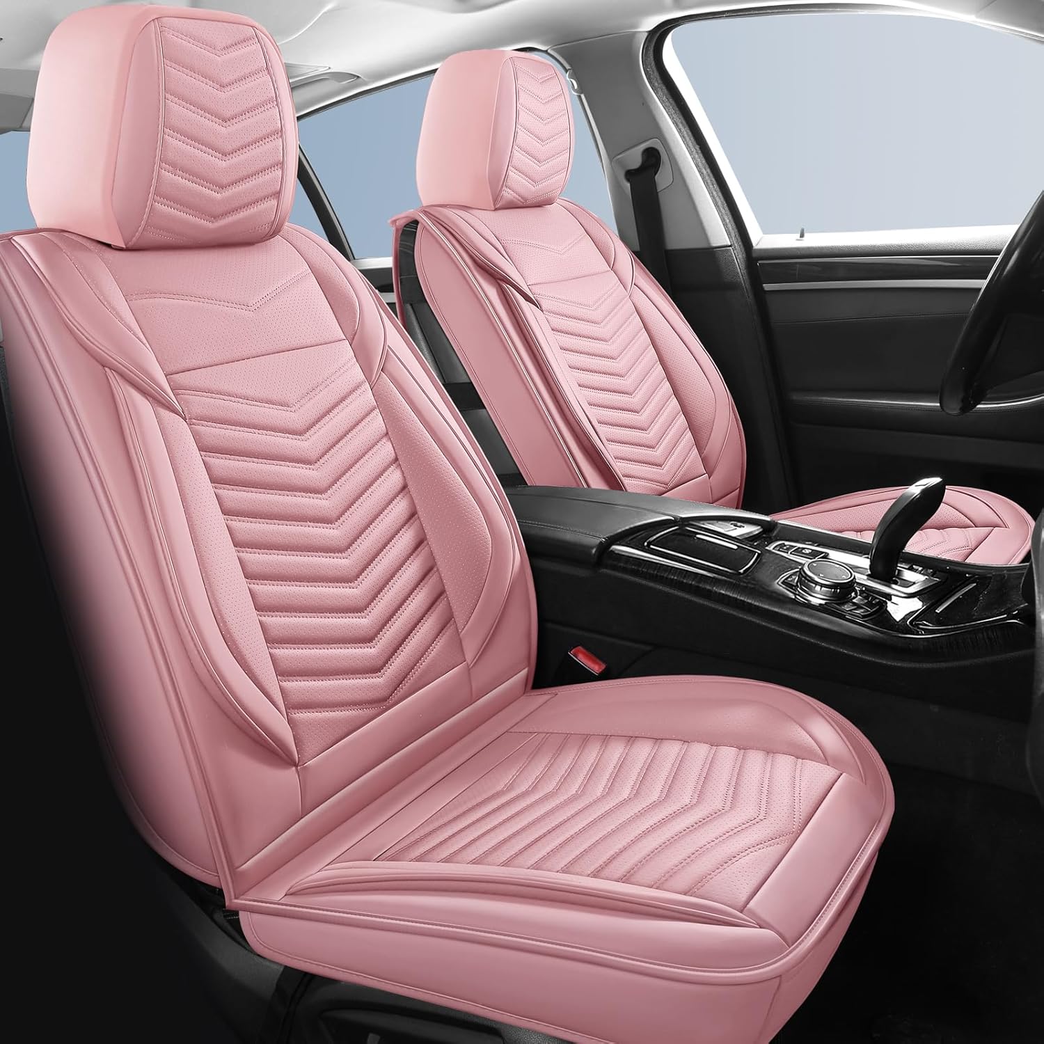 Breathable Waterproof Faux Leather Car Seat Covers for Comfort