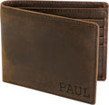 Personalized Wallet for Men - Custom Engraved RFID Bifold