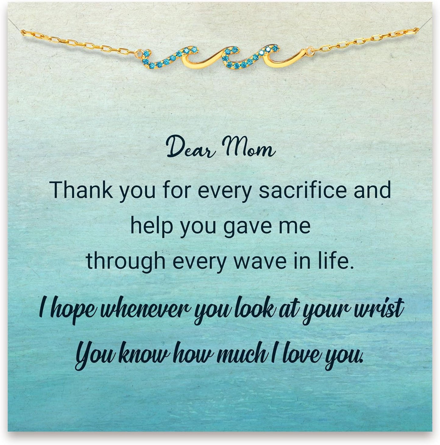 Mom Bracelet Gift for Sister, Birthday Gifts for Women