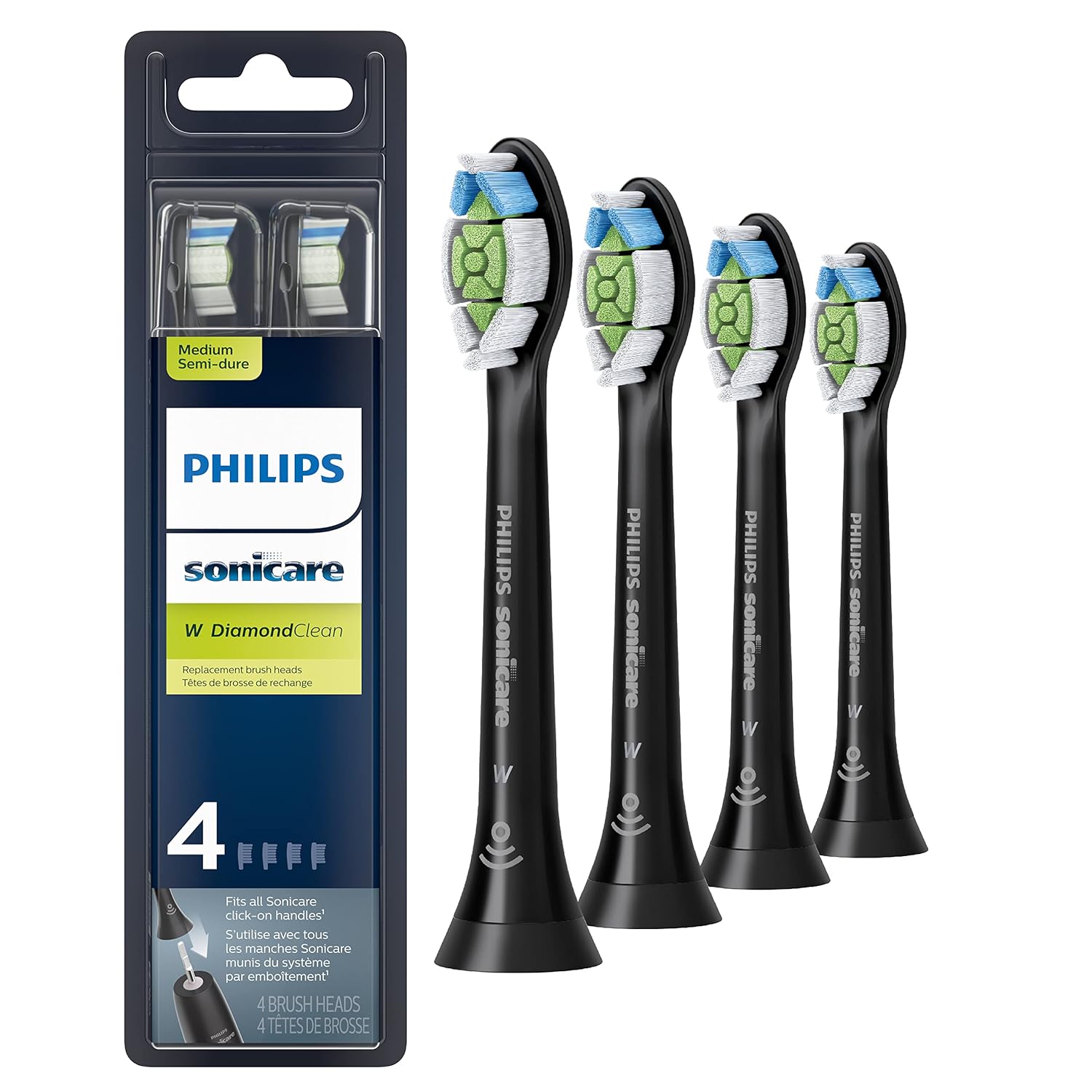 Philips Sonicare W DiamondClean Replacement Electric Toothbrush Heads