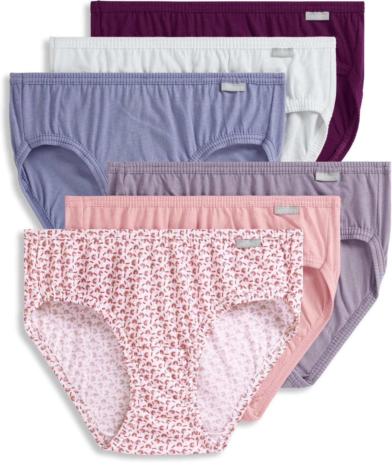 Jockey Women's Underwear Elance Bikini Pack for All-Day Comfort