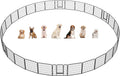 Dog Playpen Outdoor 32 in 32 Panels Dog Pen - Portable Puppy Exercise