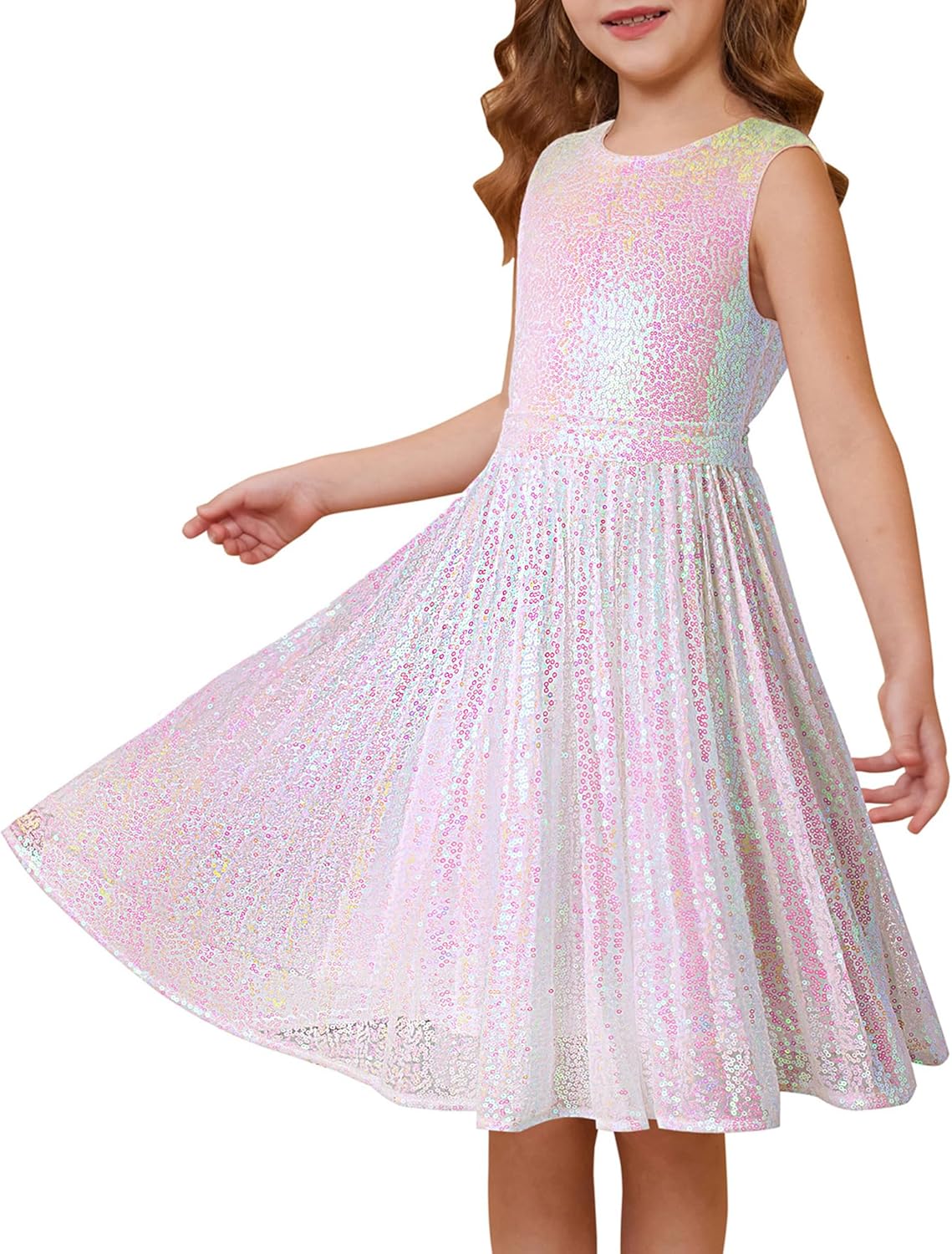 Girls Sequin Dress by GRACE KARIN for Prom and Parties