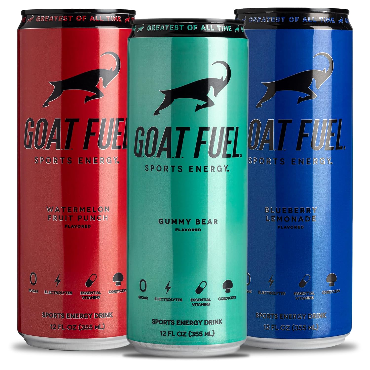G.O.A.T. Fuel Energy Drink: Natural Caffeine & Electrolytes