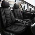 Pariitadin Leather Car Seat Covers Front Pair - Waterproof, Universal
