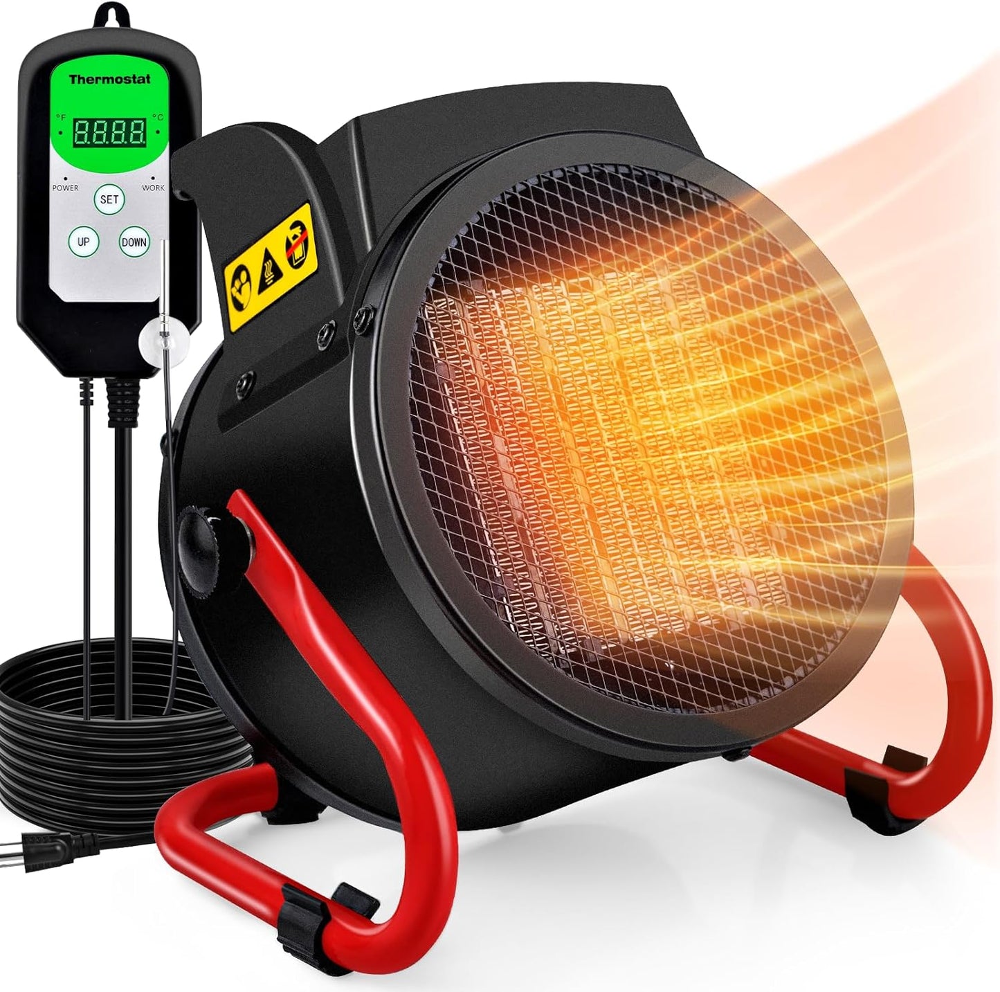 SmterCon Electric Greenhouse Heater: Fast Heat & Precise Control
