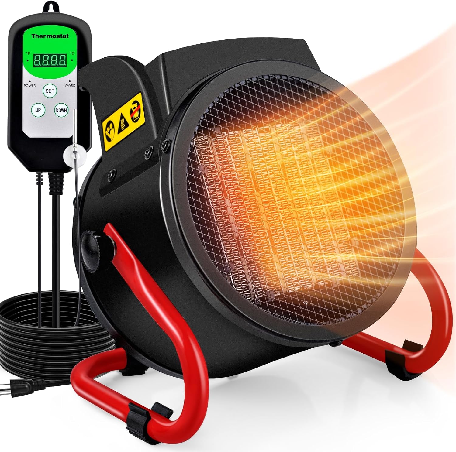 SmterCon Electric Greenhouse Heater: Fast Heat & Precise Control