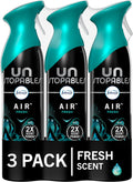 Febreze Air Mist Air Freshener Spray Unstopables Fresh - 3 Pack