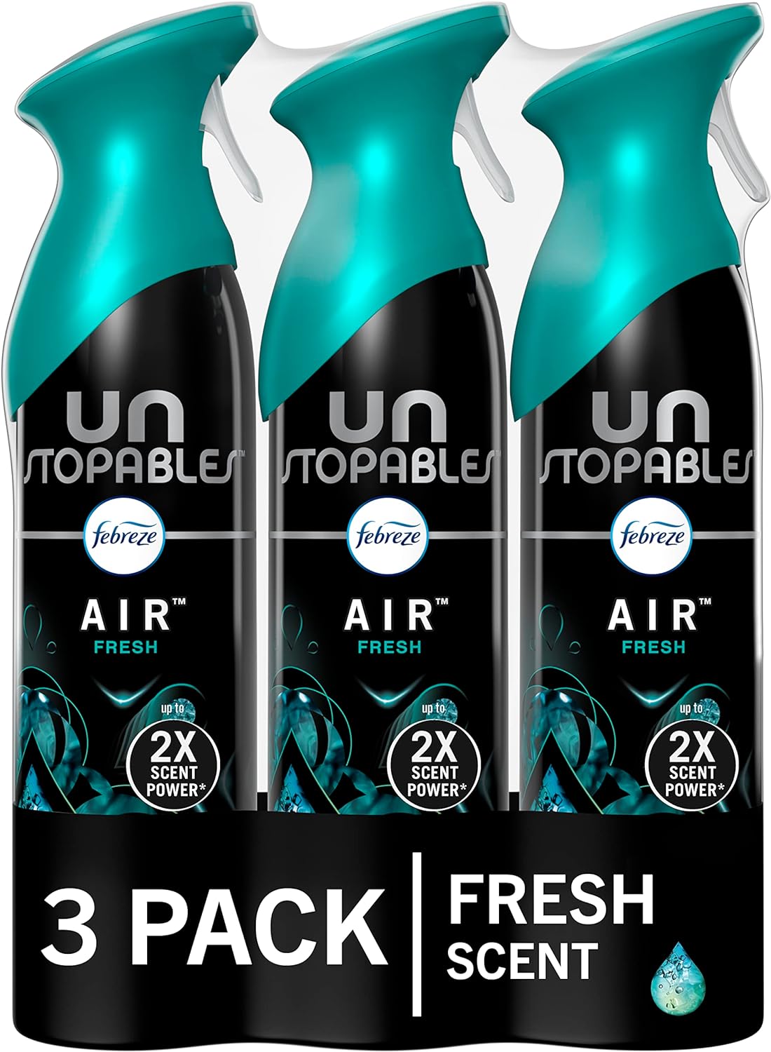 Febreze Unstopables Fresh Scent Spray Trio