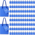 Mini Blue Gift Bags 100 Pack - Compact Favor Bags for Parties