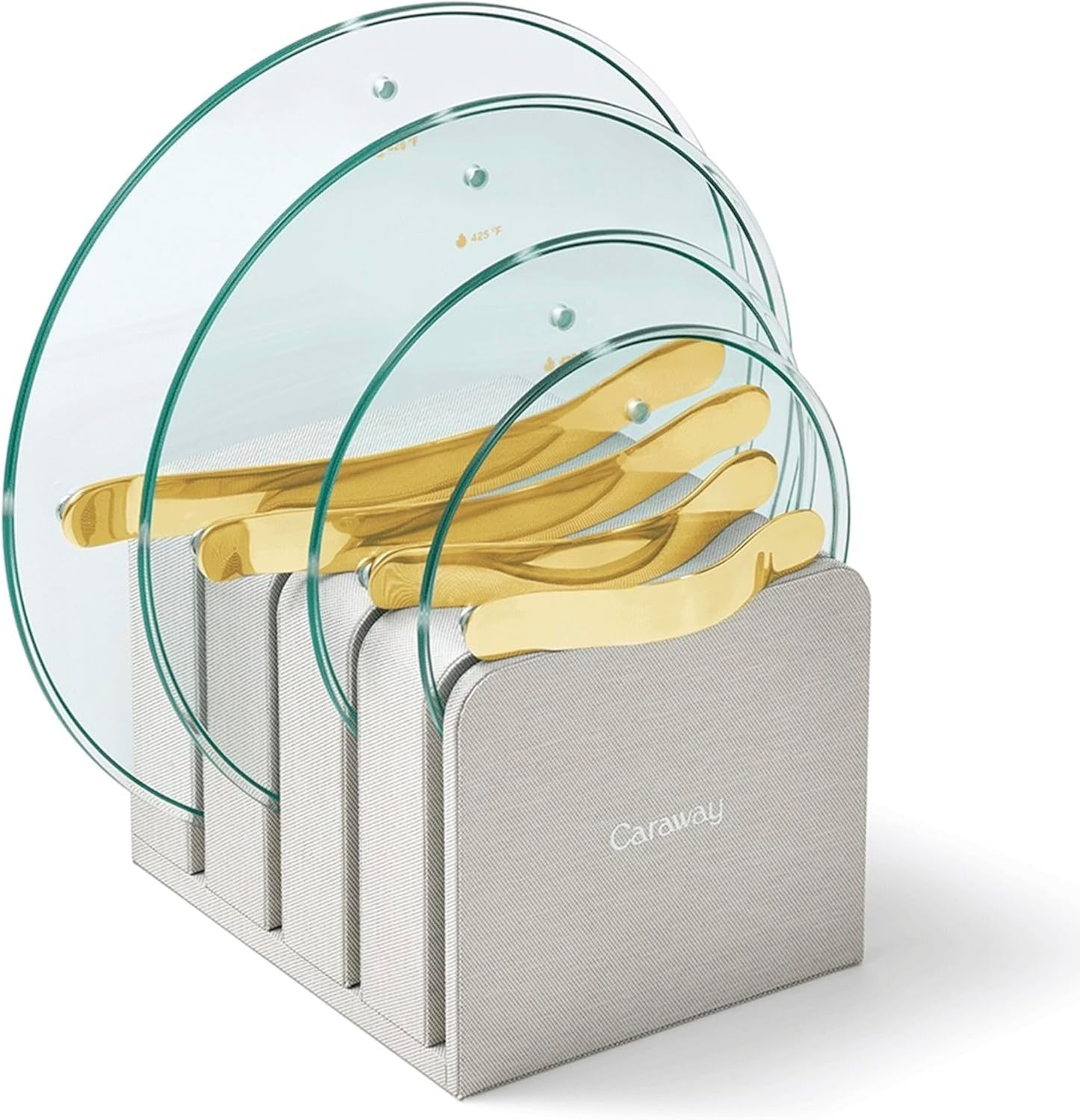 Caraway Iconics Glass Lids Set for Perfect Cooking Experience