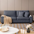 Modern Loveseat Sofa for Living Room - Chenille Recliner, Removable