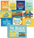 Appreciation Notecards Bulk 96 Pack - Value Boxed Set