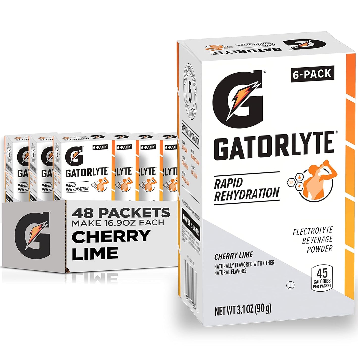 Gatorlyte Powder for Rapid Rehydration, Cherry Lime Flavor
