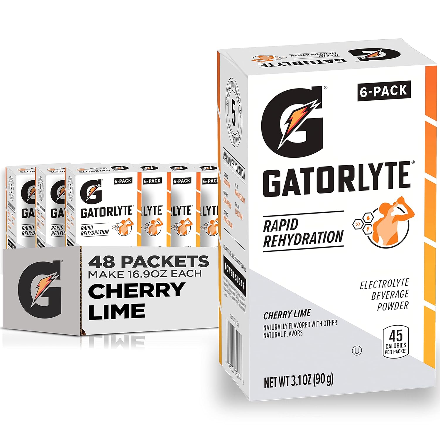 Gatorlyte Powder for Rapid Rehydration, Cherry Lime Flavor