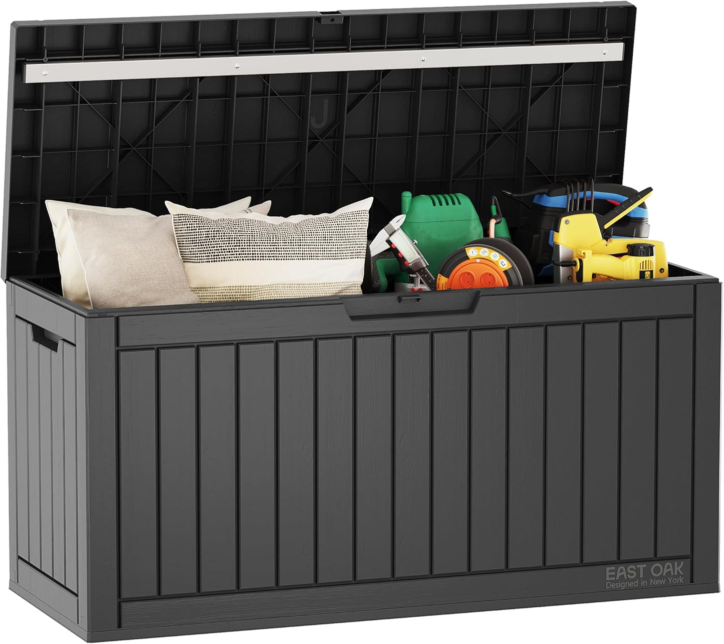 EAST OAK Outdoor Storage Box for Versatile Indoor and Outdoor Use