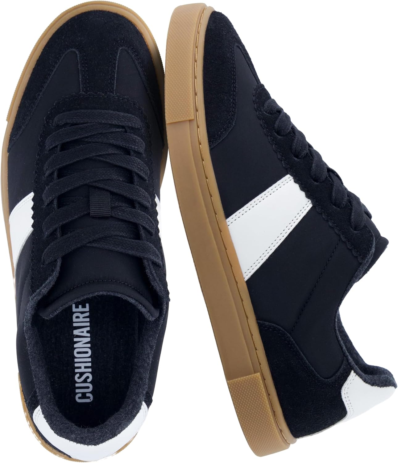 CUSHIONAIRE Balance Womens Sneakers with Memory Foam Comfort