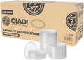 116mm Polypropylene Clear Lids for CIAO! Deli Containers - Case of 500