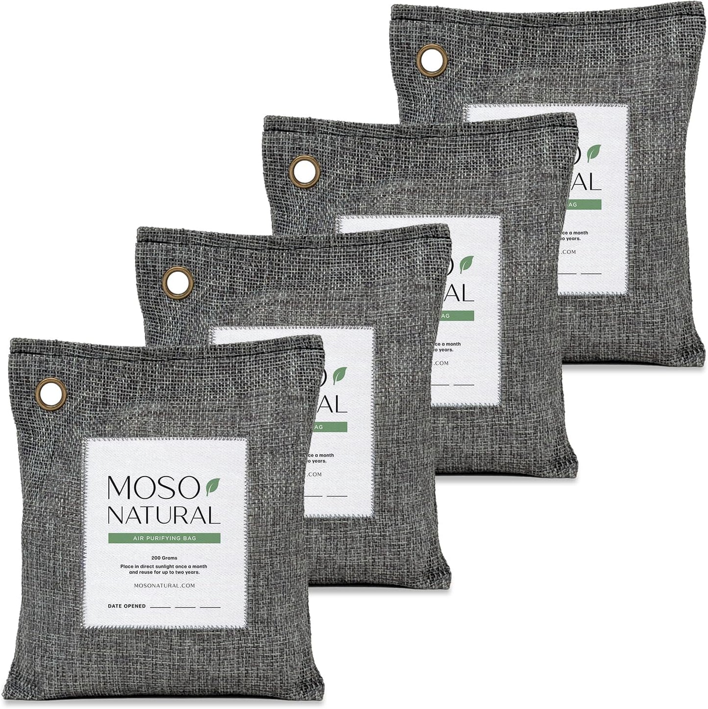 Moso Natural Air Purifying Bag 200g - Premium Charcoal Odor Absorber