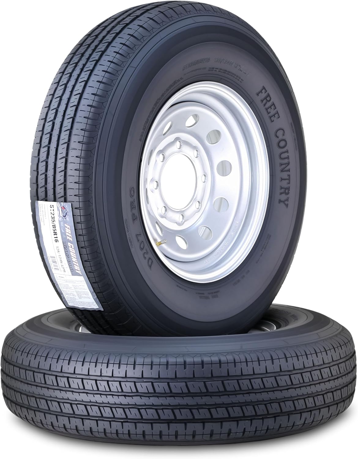 Free Country Trailer Tire Wheel Assembly ST235/85R16 12-Ply Set