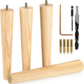 Premium Ash Wood Furniture Legs by Airy Abode - Elevate Style