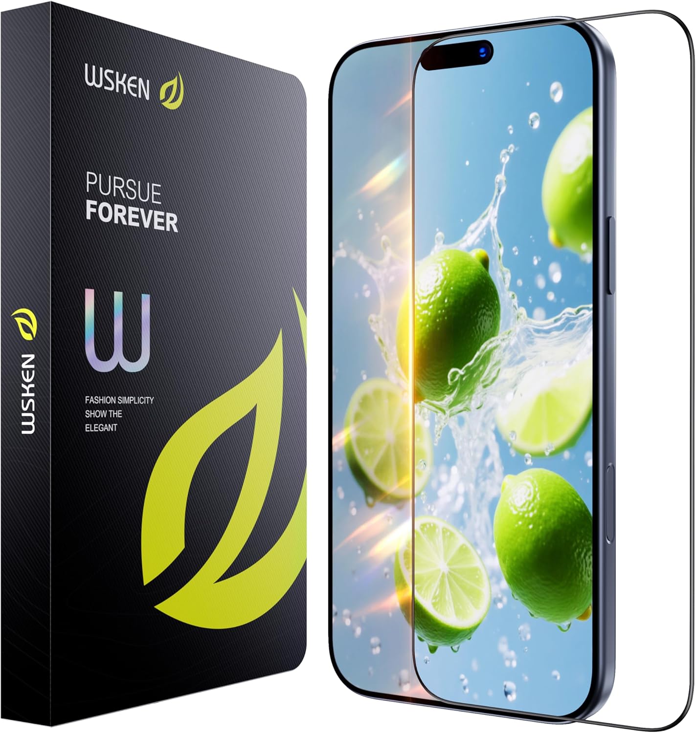 WSKEN iPhone 17 Pro Screen Protector - Anti Glare Shatterproof