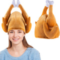 Spooktacular Creations Plush Roasted Turkey Hats 3 Pack - Festive