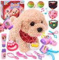 Interactive Walking Plush Toy Dog Realistic Wagging Tail Robot Dog