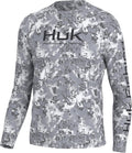 Mens Pursuit Crew Long Sleeve Sun Protecting Fishing Shirt