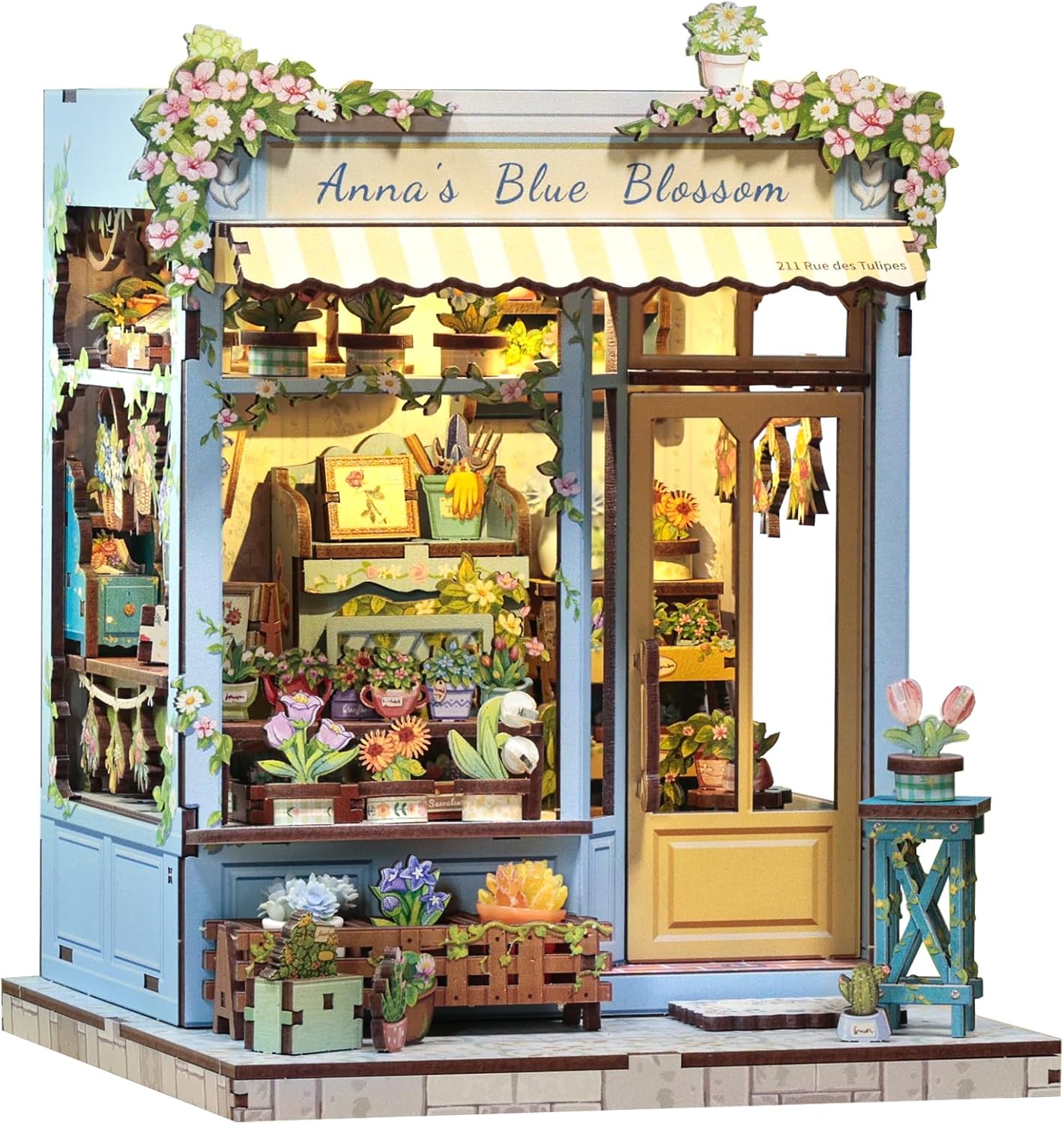 CUTEBEE Book Nook Kit - DIY Miniature House for Relaxation