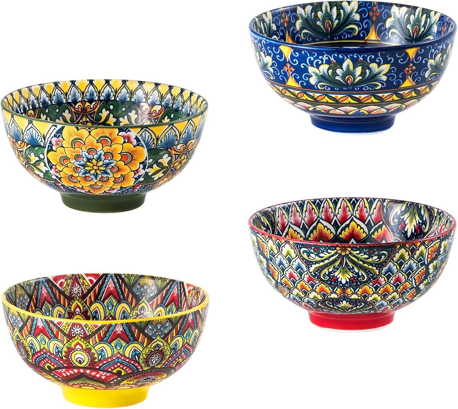 Henten Home Ceramic Dessert Bowls Set of 4 for Every Occasion