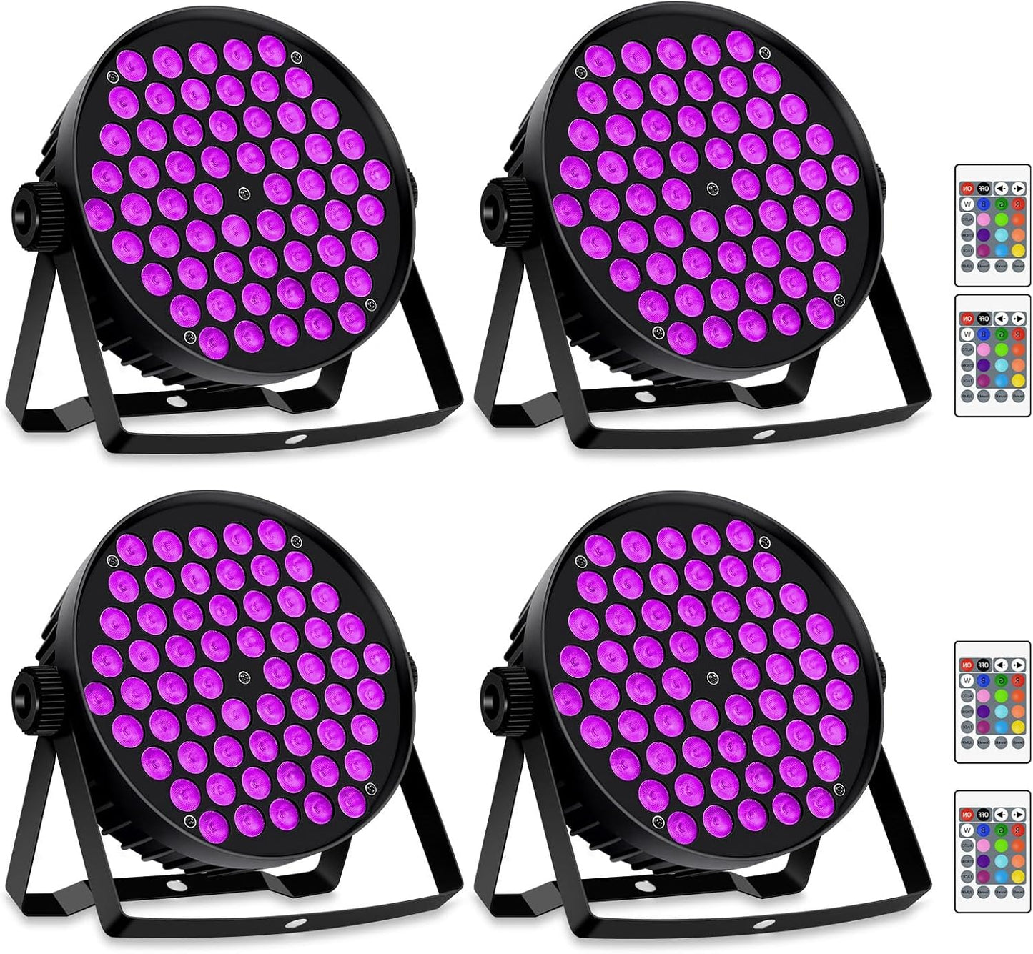 90W 60 LED RGB Stage Par Lights for DJ Events and Parties