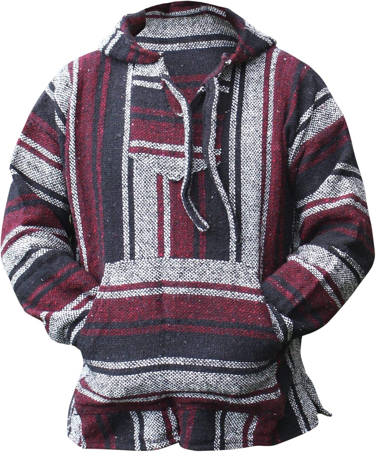 Del Mex Mexican Baja Hoodie Poncho for Comfort and Style
