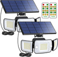 Solar Flood Lights Outdoor 1200LM Dual Motion Sensor - Long Run