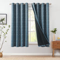 95% Blackout Boho Curtains 54 in Length - Room Darkening Thermal