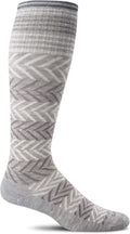 Sockwell Women's Chevron Moderate Compression Sock - Merino Blend