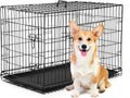 Dog Crate 30ft Foldable Metal Kennel - Secure, Travel-Ready