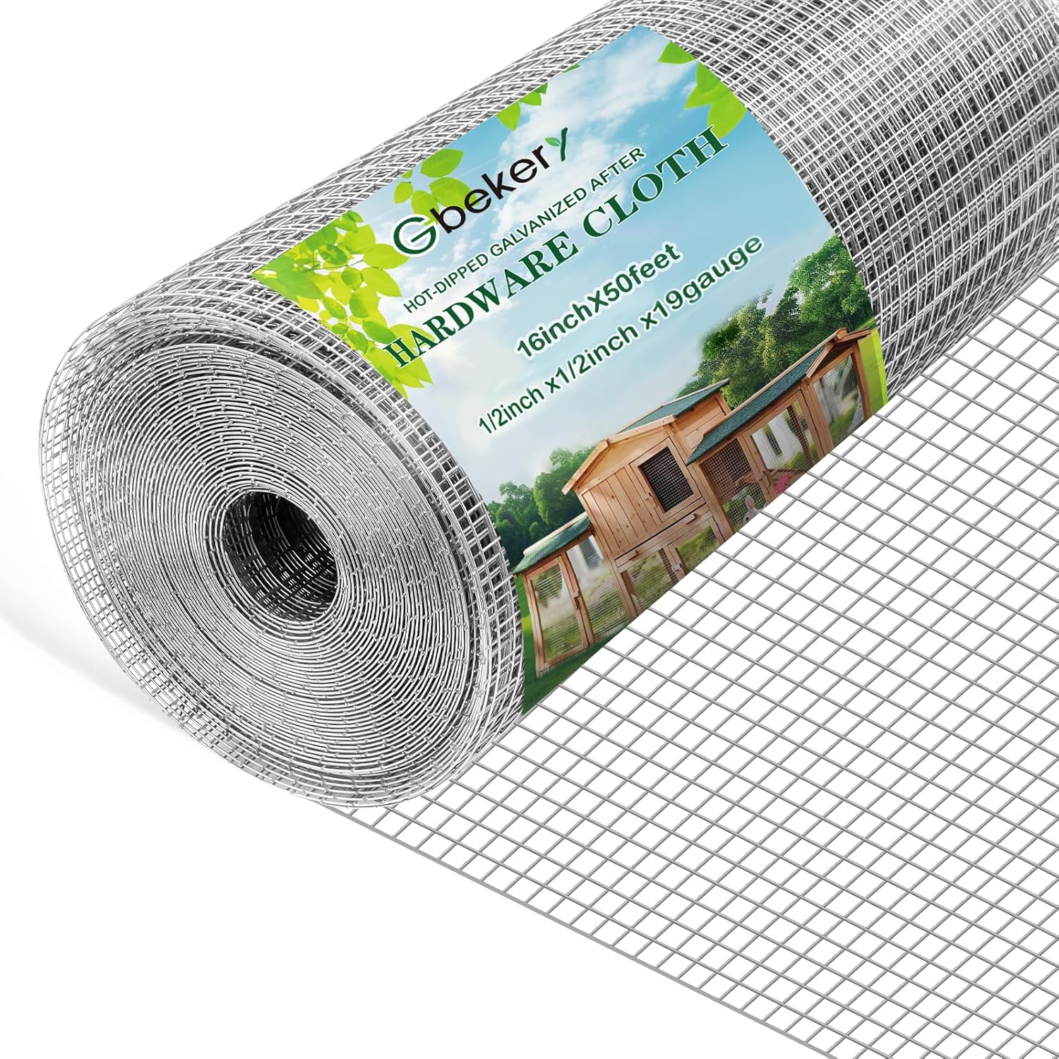 Hardware Cloth 1/2 inch 16in x 50ft for Garden Projects